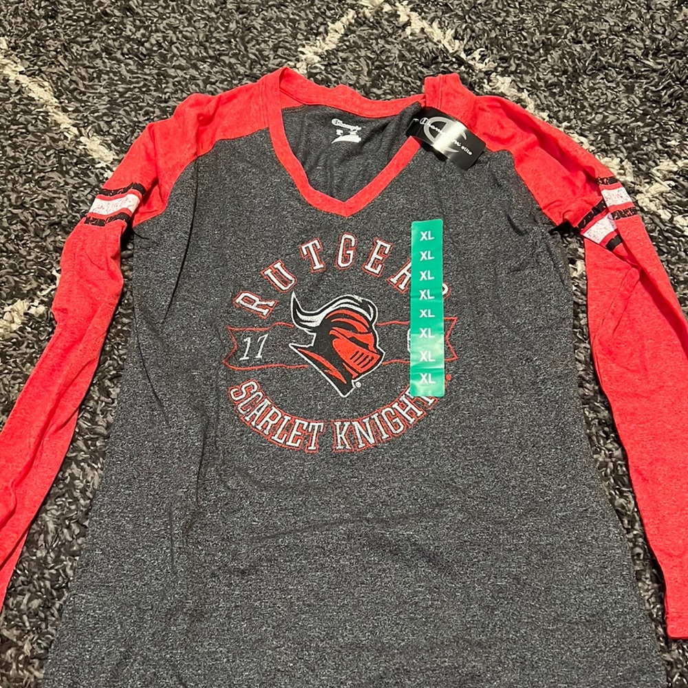 Rutgers scarlet knights champions long sleeve never worn with tags on it